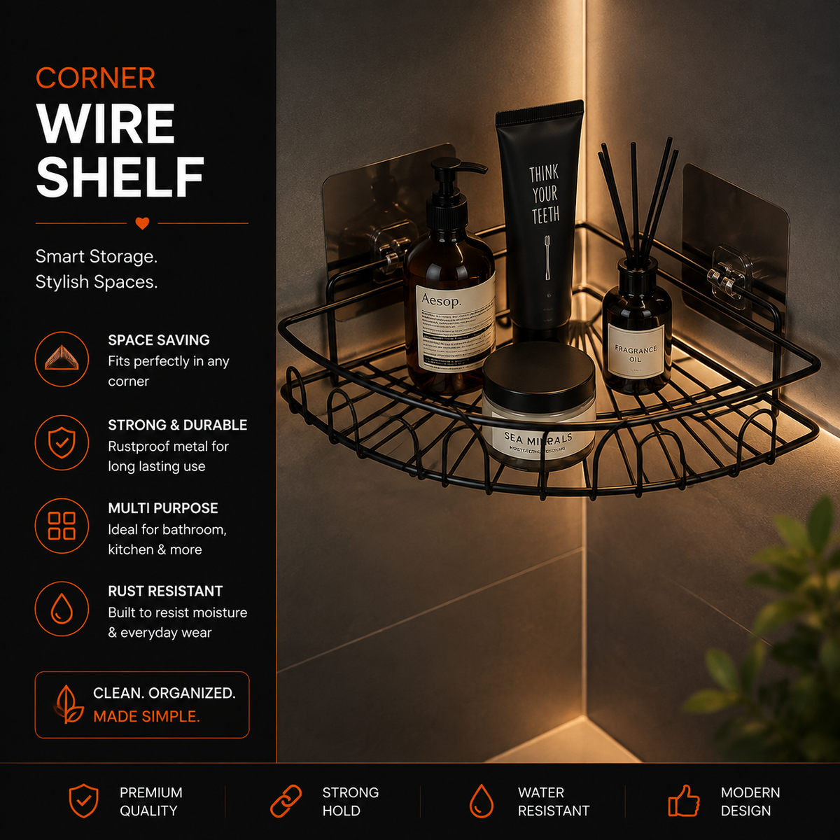 Premium Adhesive L-Shape Corner (pack of 2)