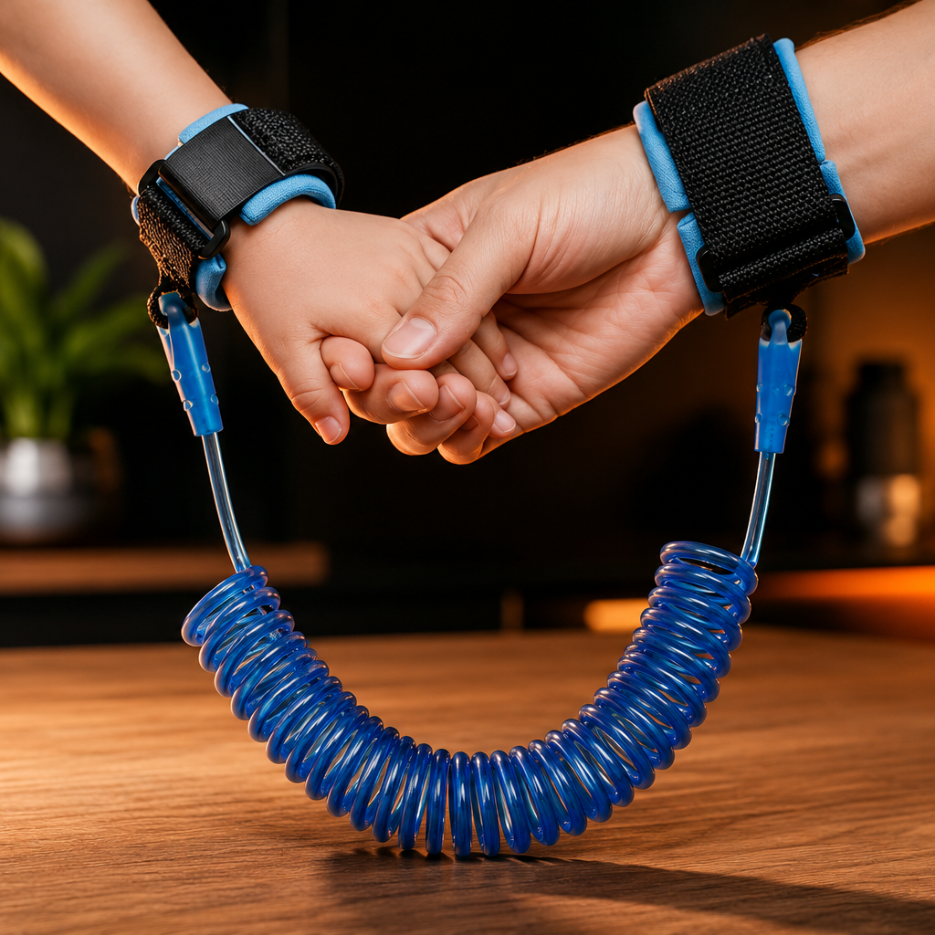 Anti Lost Wrist Link With Lock And Key For Baby Safety, Best Safety Harness/Band For Kids