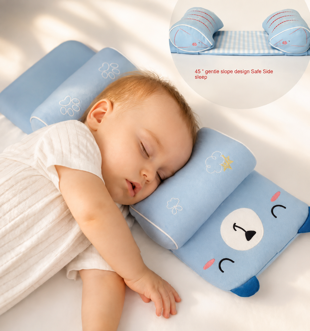 Baby Shaping Head Support Pillow - Assorted Colour