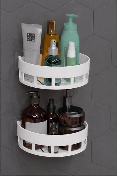 Premium Corner Bathroom Shelf - Pack of 2
